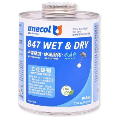 PVC līme Unecol 847 WET & DRY